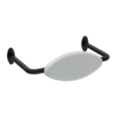 Mecca Care Dda Nero Toilet Backrest - Matt Black